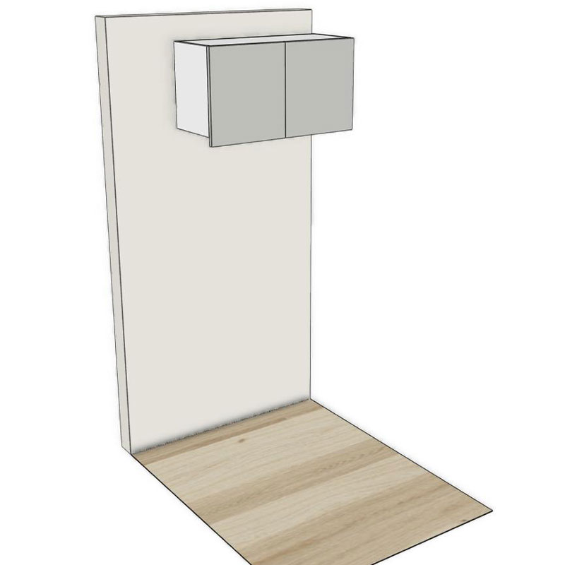 RCL Fridge 2 Door Cabinet for 2300H Kitchen