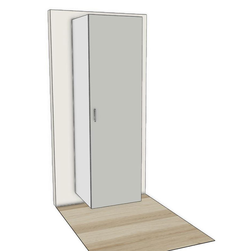 RCL Tall 1 Door Kichen Pantry 2100H - With Internal Drawers